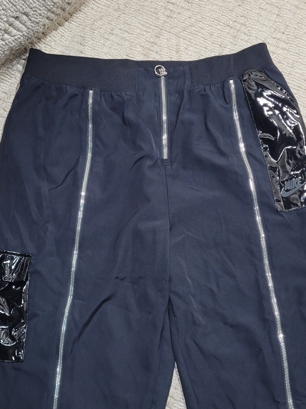 Nike Black Icon Clash Woven Pants Joggers Sportswear XL - Picture 5 of 15